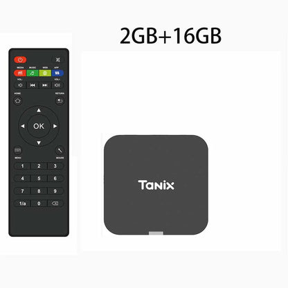 Tanix TX1 Android 10 TV Box 2.4G WIFI 4K HDR 3D 8GB 16GB Allwinner H313 Quad Core Global Media Player DC 5V/2A