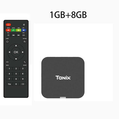 Tanix TX1 Android 10 TV Box 2.4G WIFI 4K HDR 3D 8GB 16GB Allwinner H313 Quad Core Global Media Player DC 5V/2A