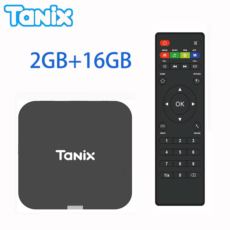 Tanix TX1 Android 10 TV Box 2.4G WIFI 4K HDR 3D 8GB 16GB Allwinner H313 Quad Core Global Media Player DC 5V/2A