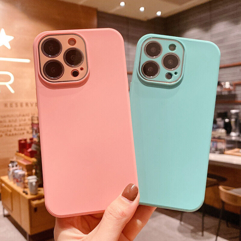 Silicone with Lens Case for Iphone 14 Pro Max 14+ 13Pro Max 12 11 XR 7 8 SE 2022